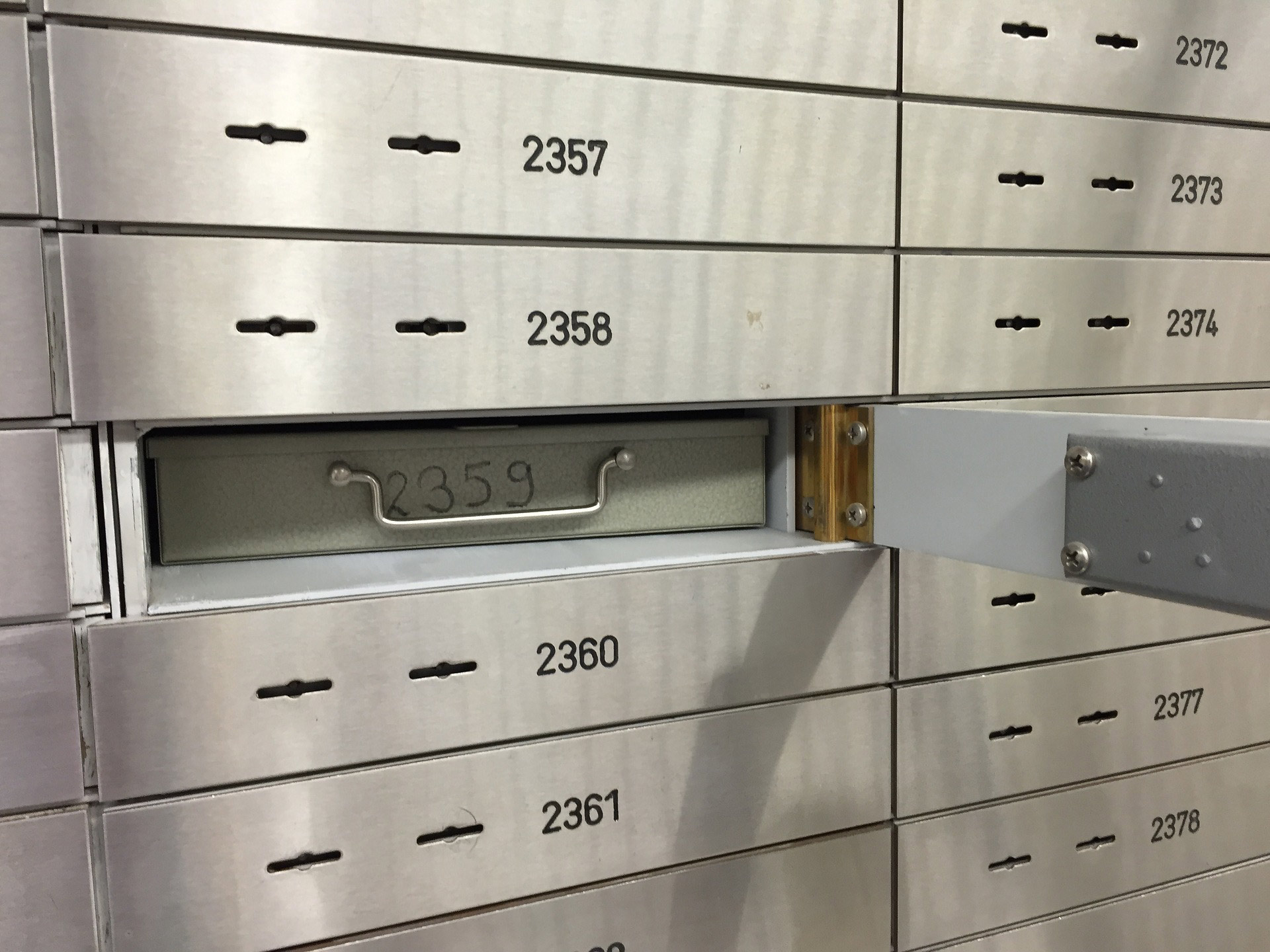 safety deposit box