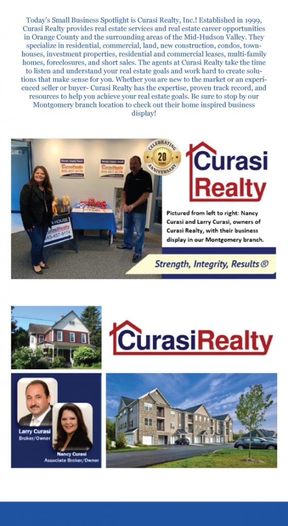 Small Business Spotlight Curasi Realty Wallkill Valley Federal