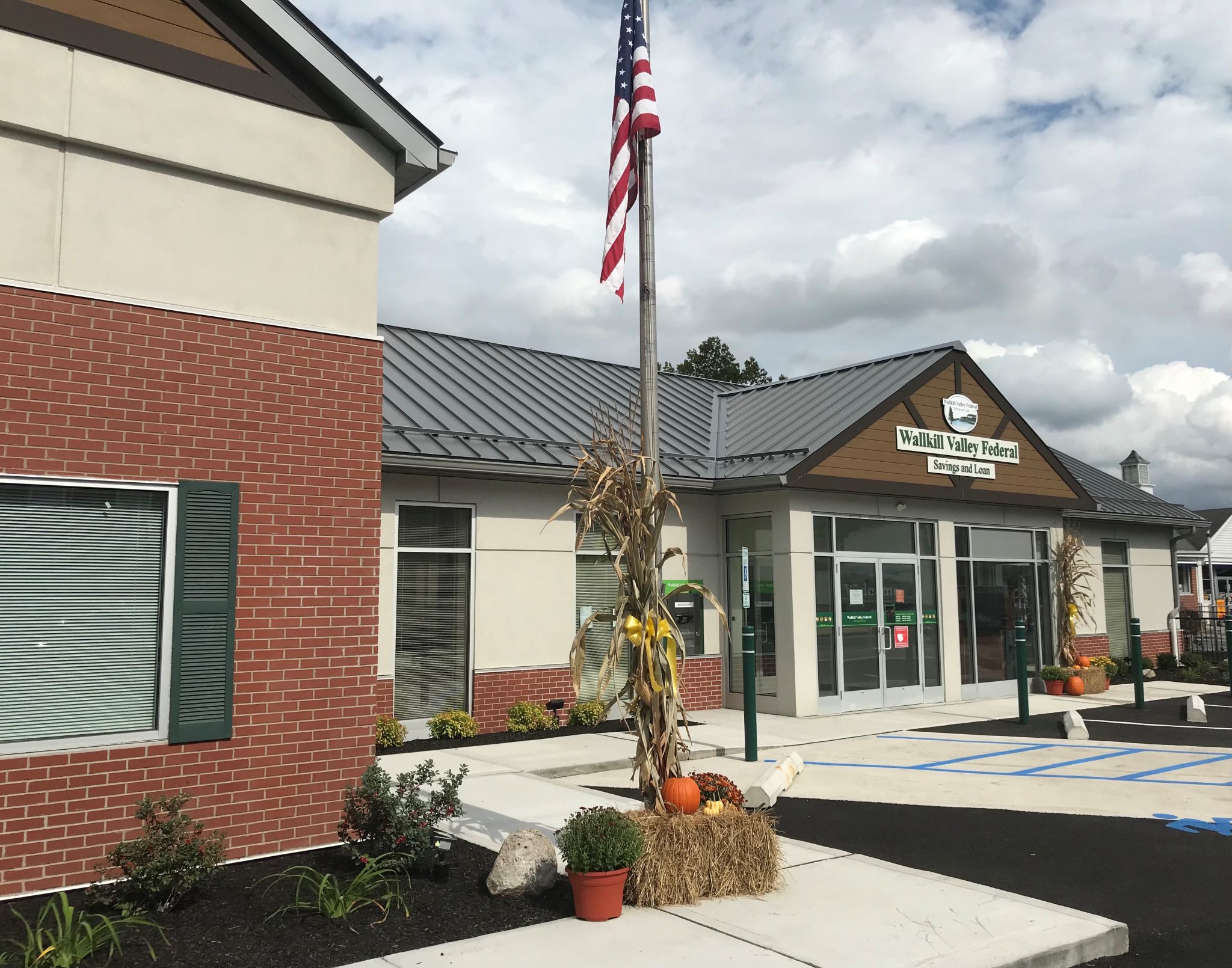 Walden branch with fall decor