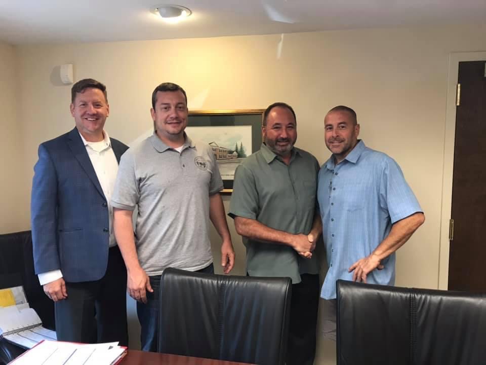 The Brattesani Designs team with Larry Curasi and Dan Rusk
