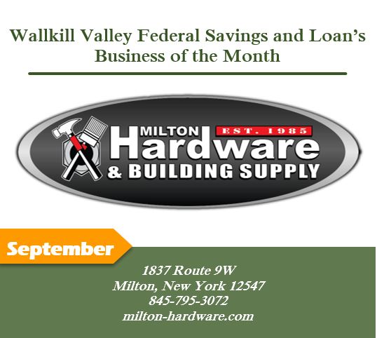 September business of the month: milton hardware and building supply