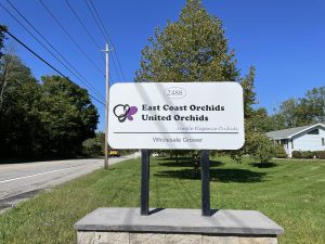 United Orchids sign
